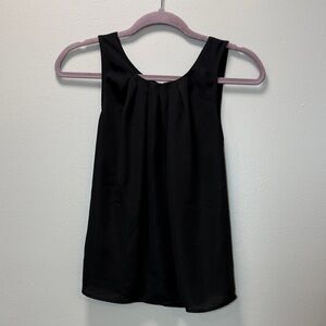 Black Blouse - Professional Tank Top - Elle - Business Casual